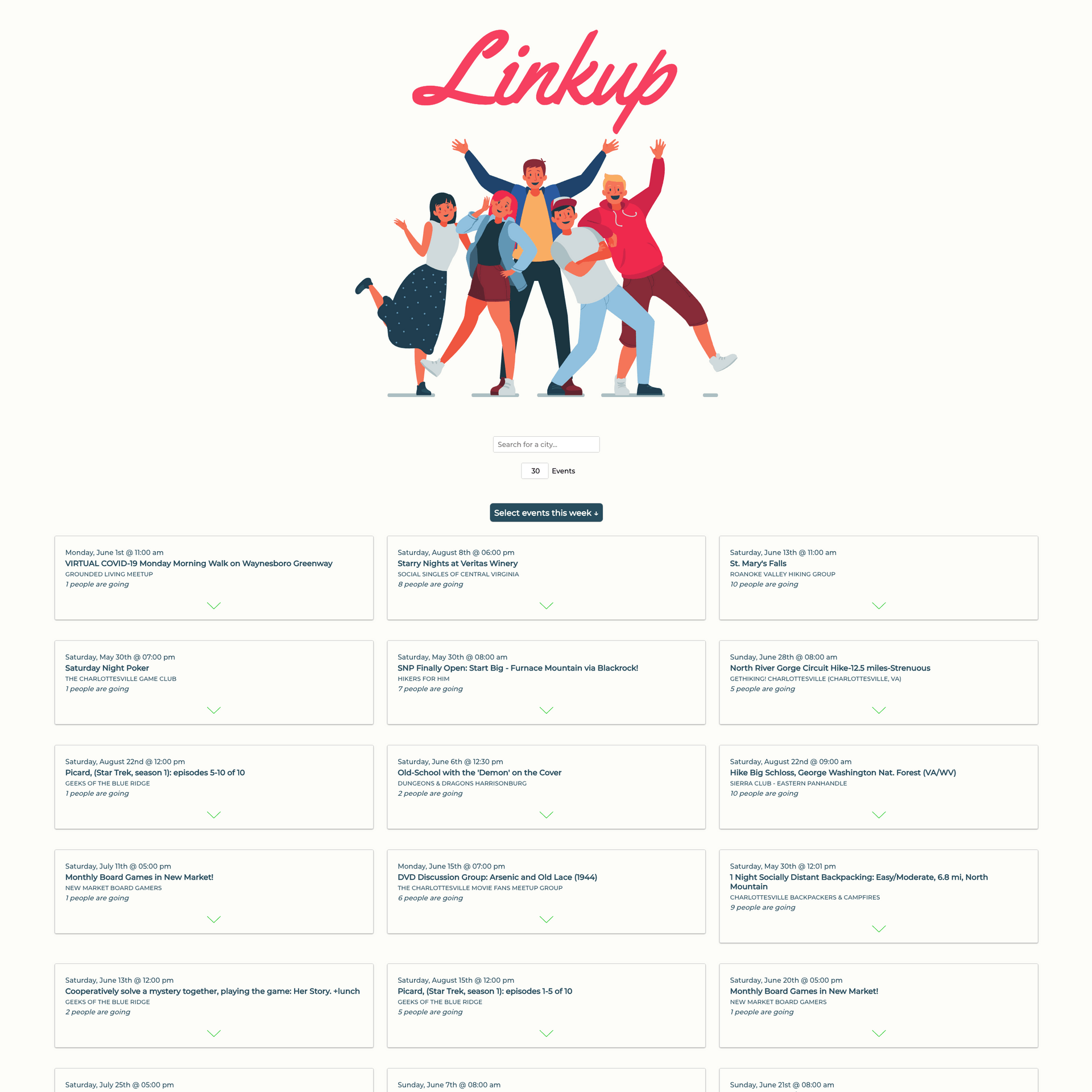 Linkup App visual